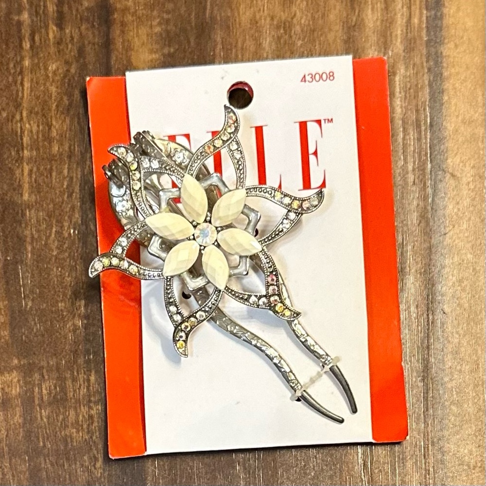 Elle Luxury Floral Hair Clip